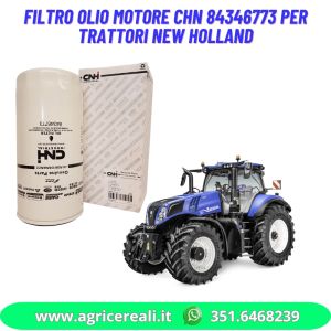 Filtro olio motore CNH 84346773 per New Holland