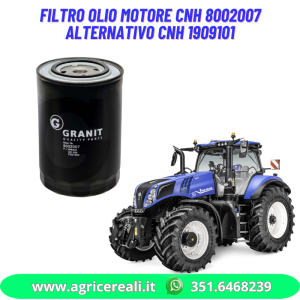 Filtro olio motore CNH 8002007 Alternativo CNH 1909101