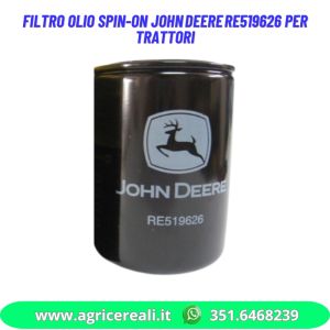 Filtro olio spin-on John Deere RE519626 per trattori