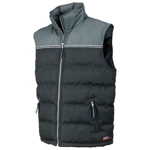 Gilet Imbottito da Lavoro Ocean - Nero/Grigio