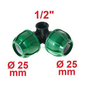 Gomito a 90° Ø 25 per Pop-Up mm Irritec Connecto Plus