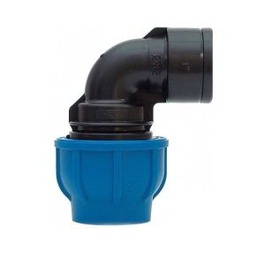 Gomito PE 20x½" Femmina a Compressione PN16