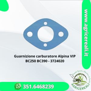 Guarnizione carburatore GGP Stiga Alpina VIP BC250 BC390 - 3724020