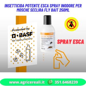 Insetticida potente spray Mosche Per cucine ristoranti Seclira Fly Bait 250ml