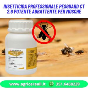 Insetticida Mosche professionale PESGUARD CT 2.6 potente abbattente