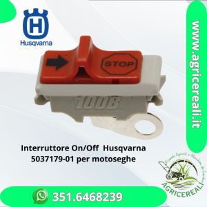 Interruttore On/Off originale Husqvarna 5037179-01 per motoseghe