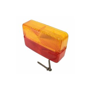 Lente posteriore ambra/rosso per veicoli agricoli