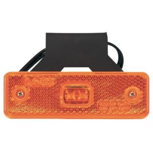 Luce di ingombro LED arancione rettangolare 12-24V