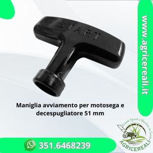 Maniglia avviamento per motosega e decespugliatore 51 mm