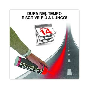 Marcatore Follow Me Spray Rosso 500ml - Tracciatura Precisa