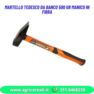 Martello tedesco da banco 500 gr manico in fibra