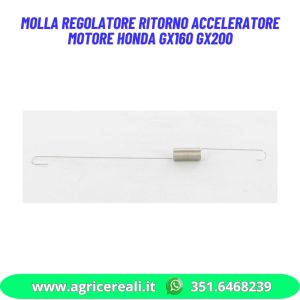 Molla regolatore ritorno acceleratore motore Honda GX160 GX200