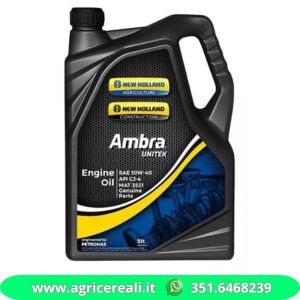 Olio Ambra Unitek Plus 10W40 5L CNH originale