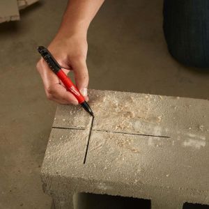 Pennarello Indelebile Punta Fine Inkzall Nero MILWAUKEE 48223100