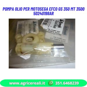 Pompa olio per motosega efco MT 3500 GS 350 | 50240198AR 