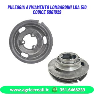 Puleggia avviamento Lombardini LDA 510 LDA450 LDA510 3LD510 - 6961.029