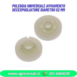 Puleggia universale avviamento decespugliatore diametro 52 mm