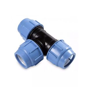 Raccordo a compressione Tee Ridotta 40x32x40 in PVC