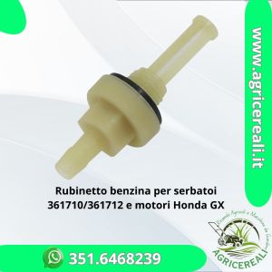 Rubinetto benzina per serbatoi 361710/361712 e motori Honda GX