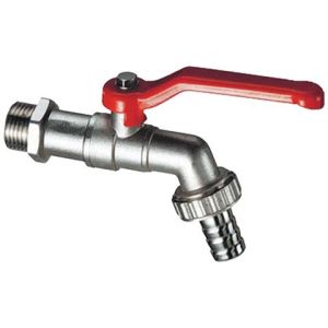 Rubinetto Portagomma A Sfera 1/2 Con Leva