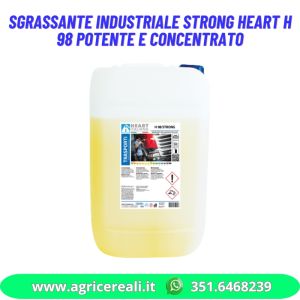 Sgrassante industriale Strong Heart H 98 potente e concentrato