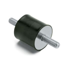 Supporto Antivibrante Cilindrico in Gomma M-M 20x20 M6x18