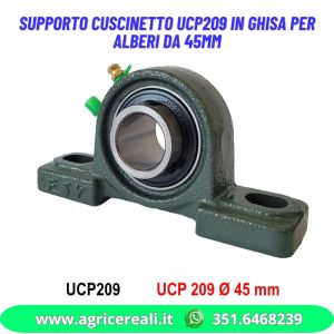 Supporto cuscinetto UCP209: prestazioni elevate per alberi da 45mm