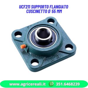 Supporto ucf 208 4 fori con cuscinetto diametro 40 mm