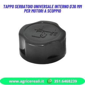 Tappo serbatoio universale interno Ø36 mm per motori a scoppio
