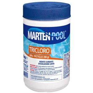 Tricloro in Pastiglie Lento Dissolvimento 1kg Pastiglie 200g