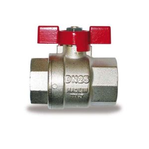 Valvola a Sfera 3/4" FF - Maniglia a T, Temperatura -20°C/150°C